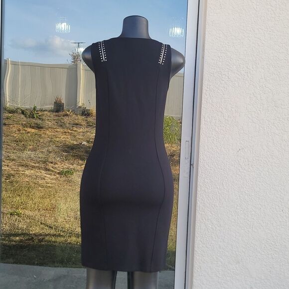 BRAND NEW LYNN RITCHE SILVER SLEVELESS STRAPPY ZIPPER DESIGN SHOULDERS DRESS - Picture 12 of 15